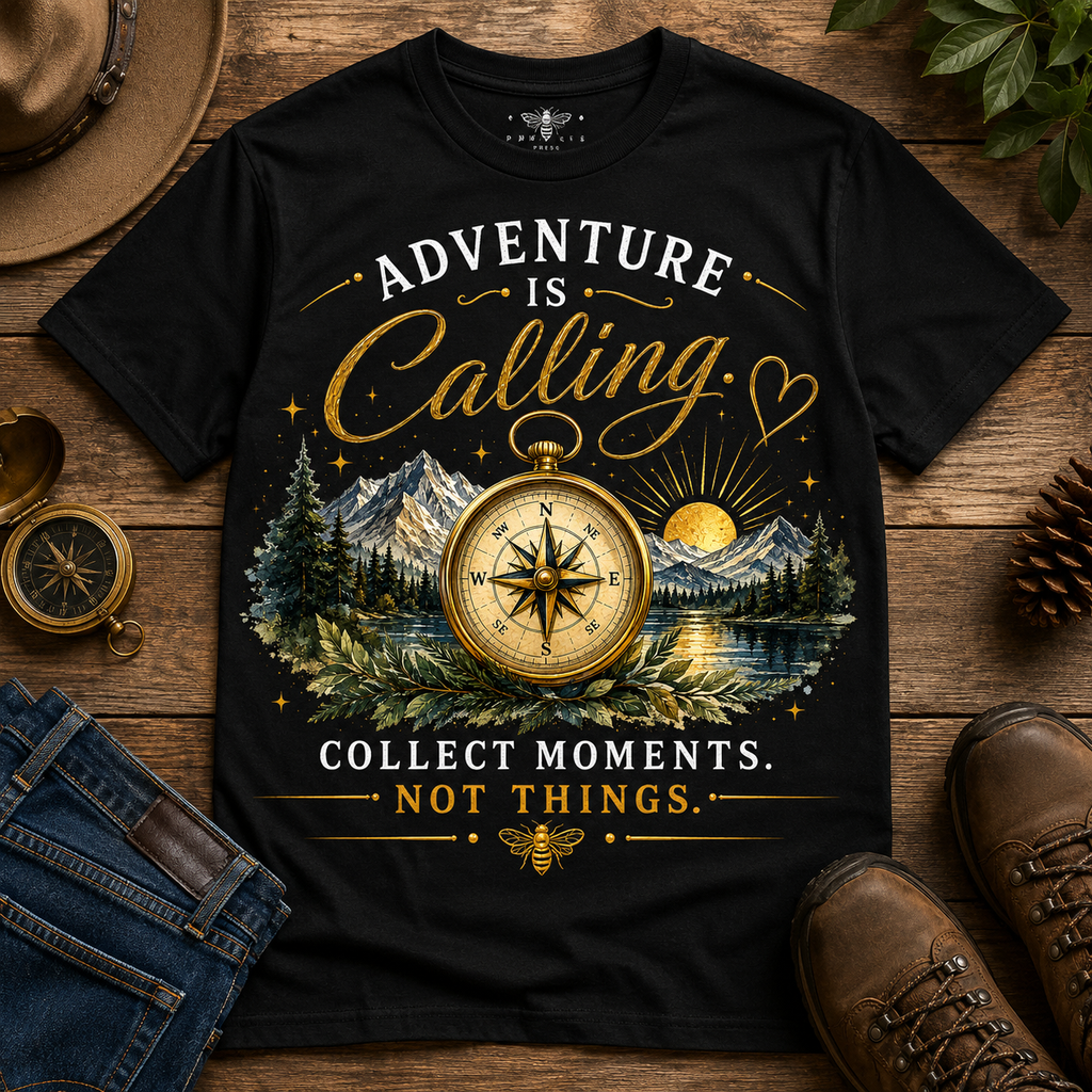 Adventure Is Calling | Nature Graphic T-Shirt