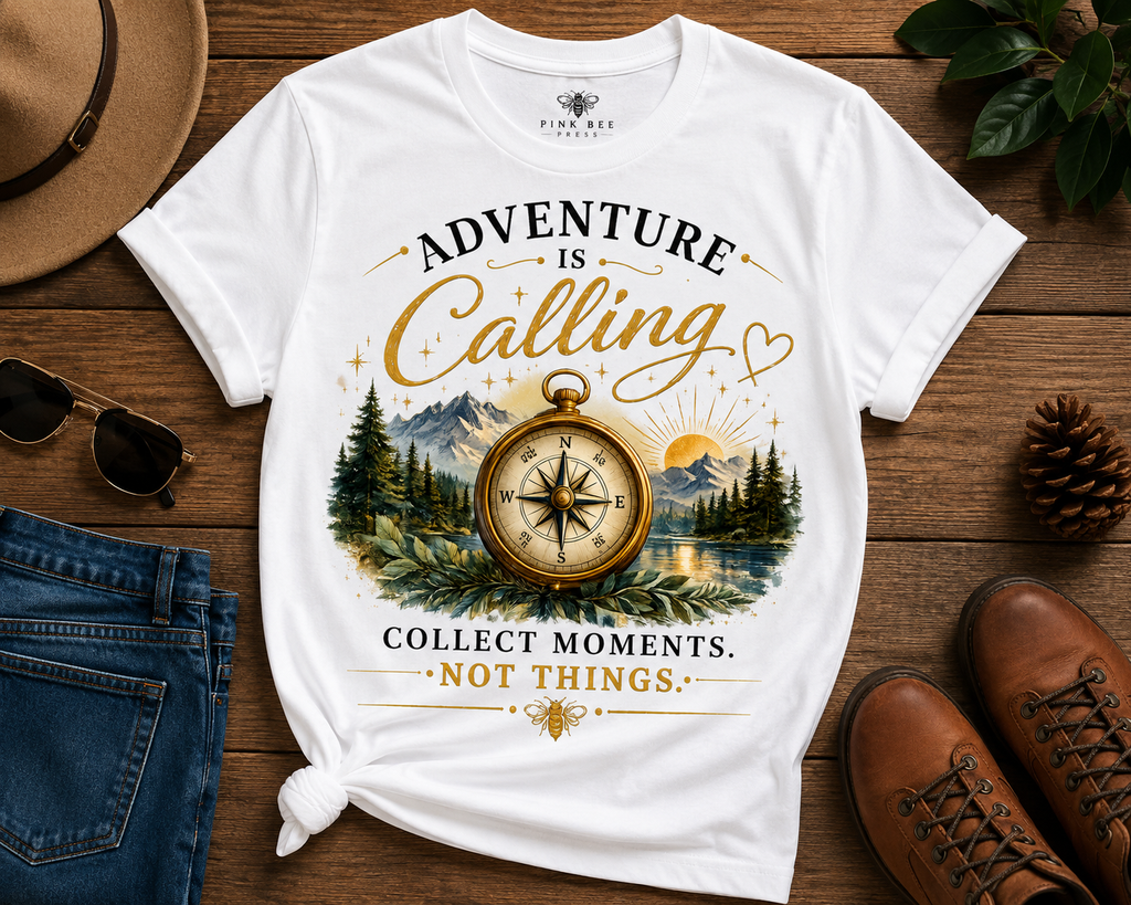 Adventure Is Calling | Nature Graphic T-Shirt