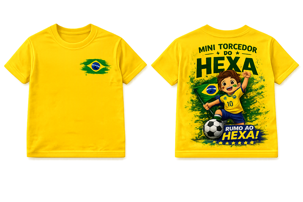 🇧🇷 Made for the little champions who already dream of the HEXA!
