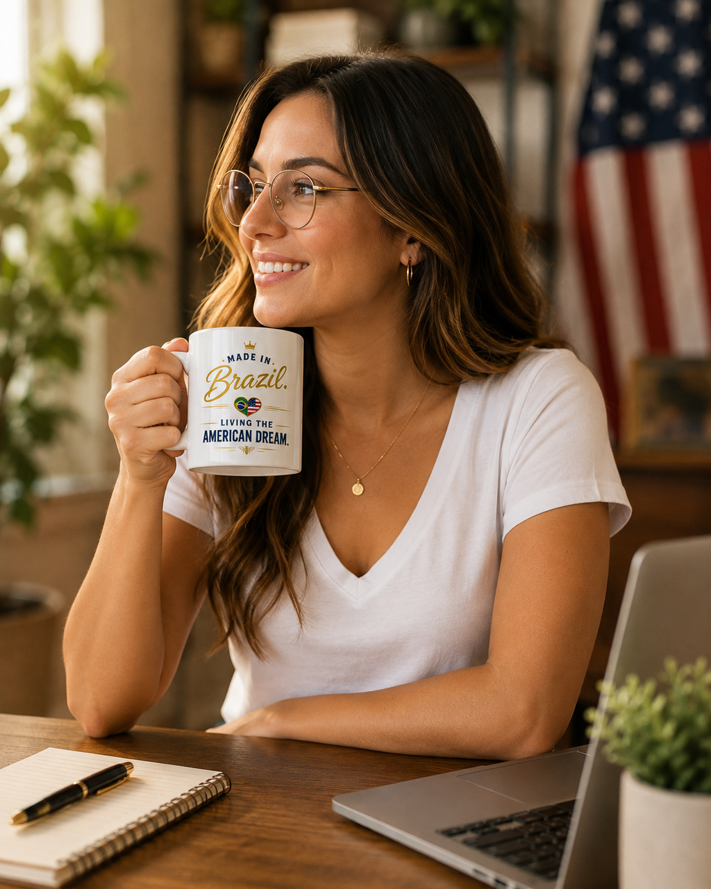 Made in Brazil, Living the American Dream – 11 oz Mug