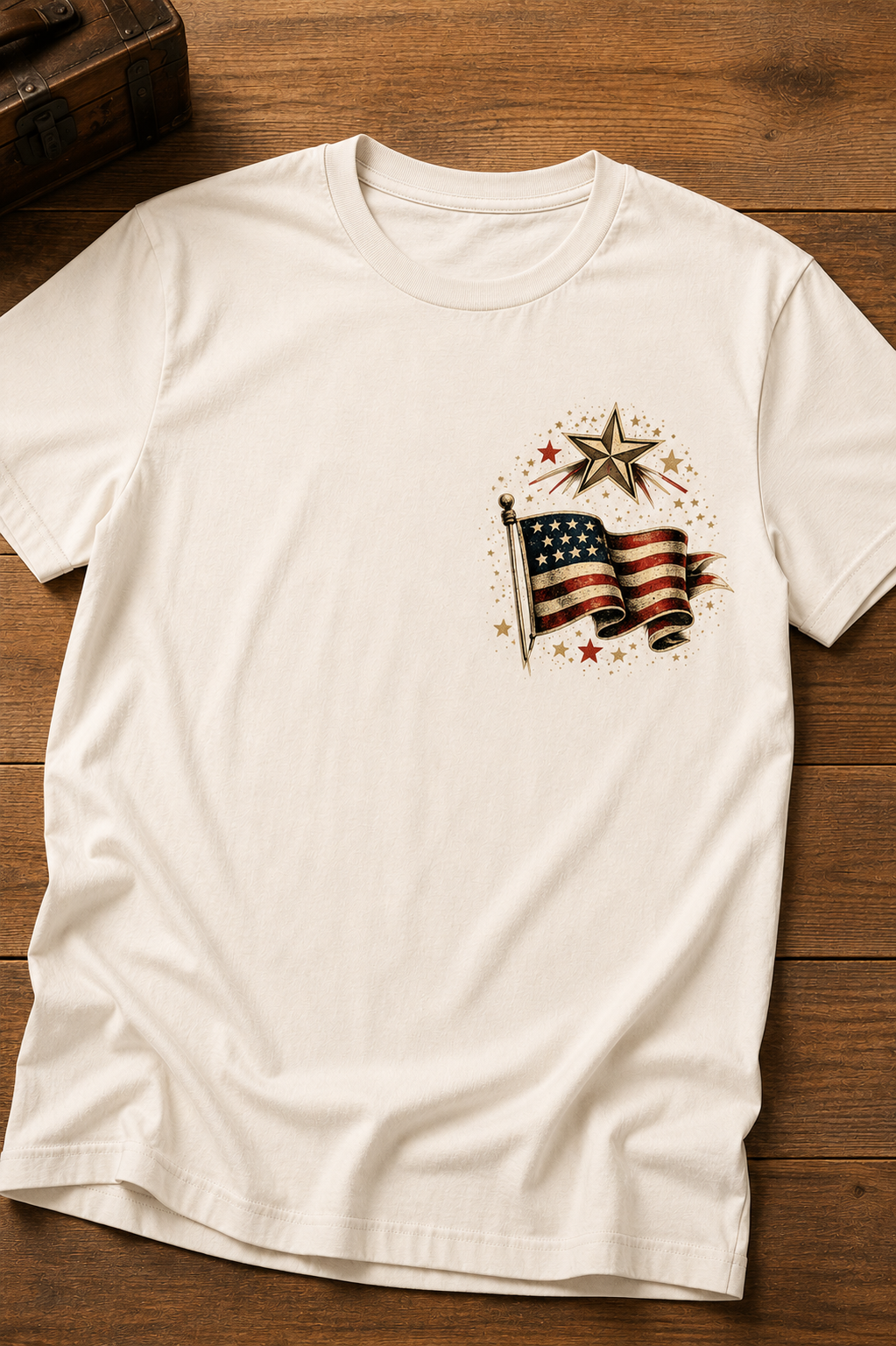 Land of the Free Tee – White
