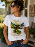 Roots in Brazil, Wings in America | Unisex Graphic T-Shirt