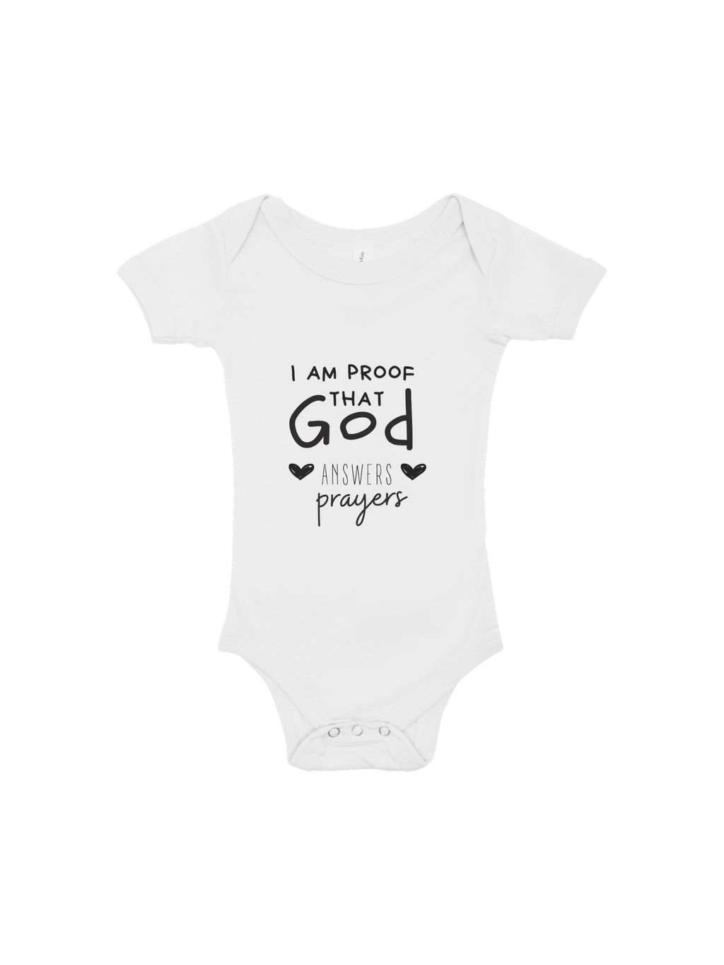Faith Baby Onesie – A Little Blessing