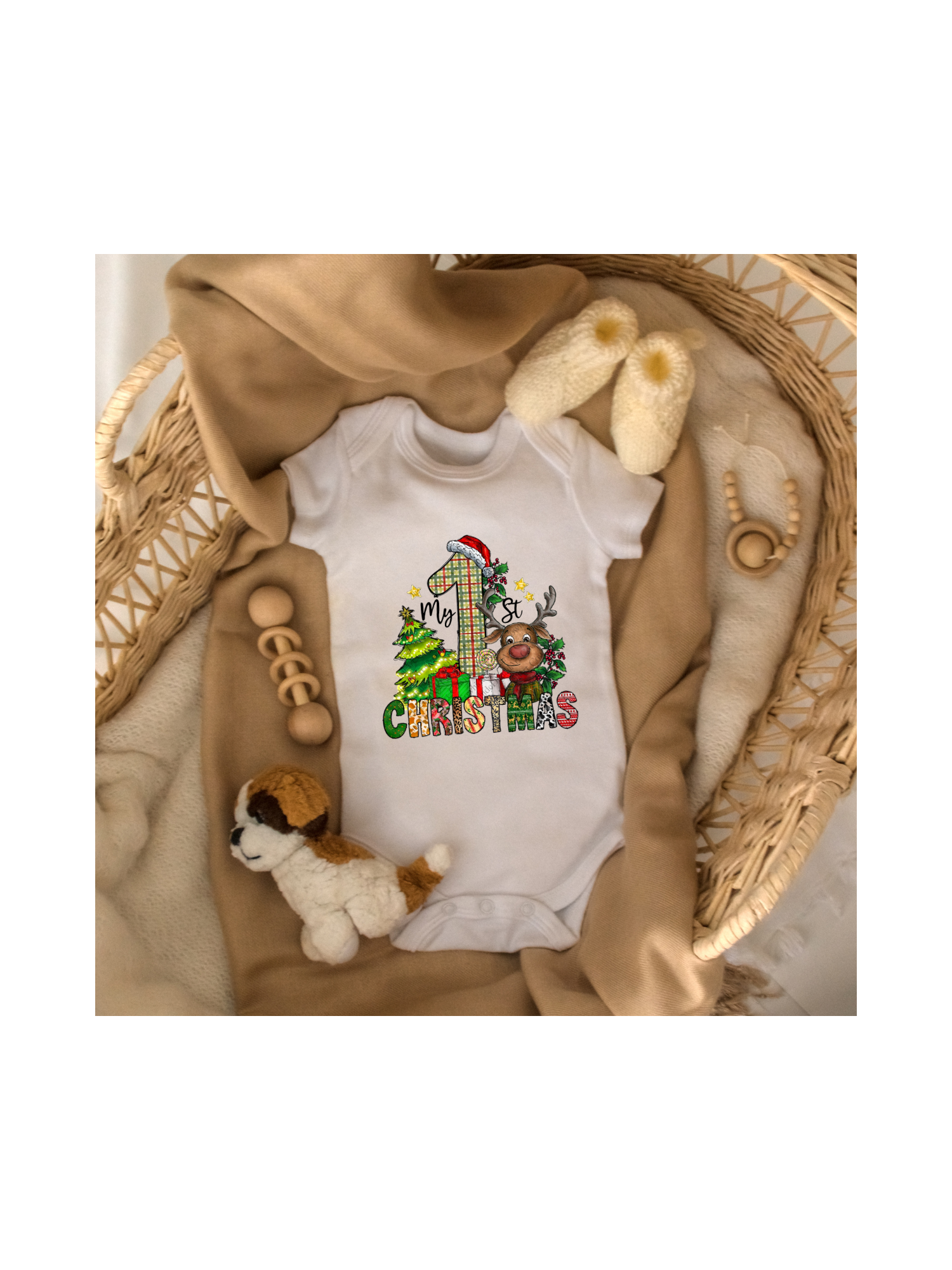 My First Christmas Baby Onesie – Holiday Outfit