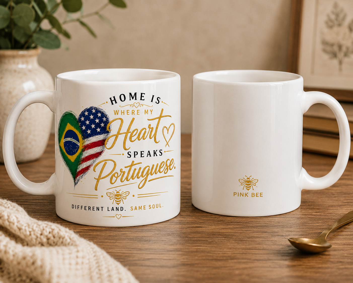 Home Is Where My Heart Speaks Portuguese – 11 oz Mug