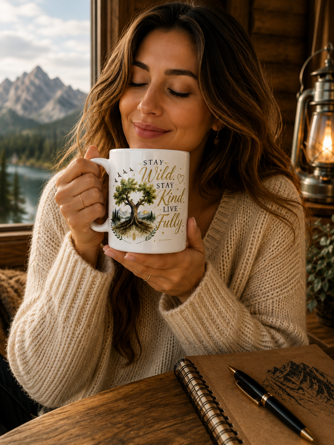 Stay Wild, Stay Kind, Live Fully – 11 oz Mug