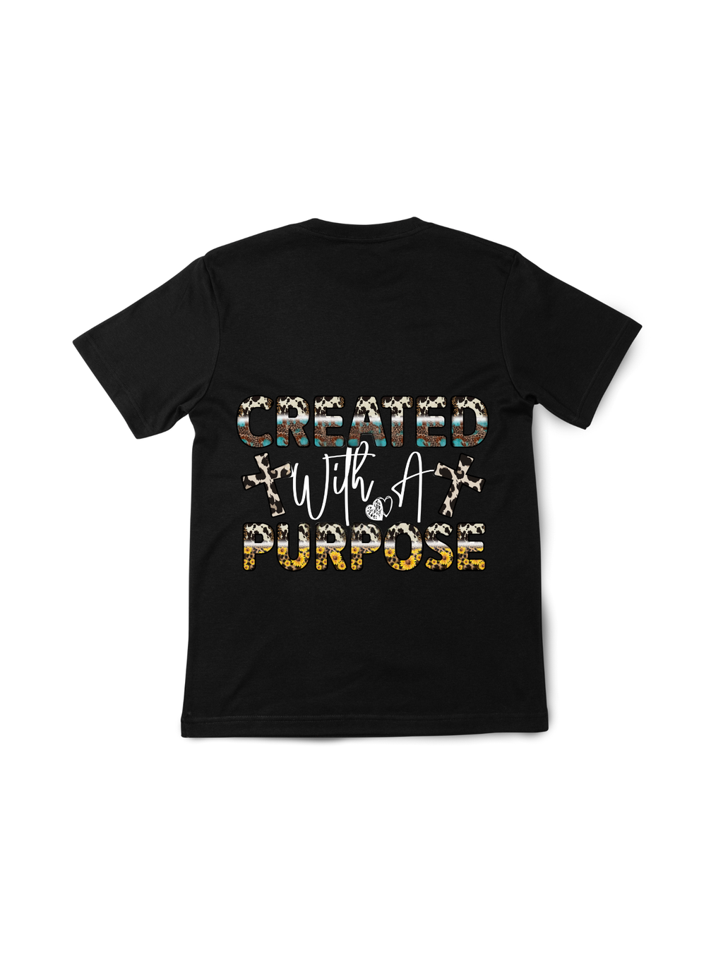 Created With Purpose T-Shirt – Faith Inspirational Shirt